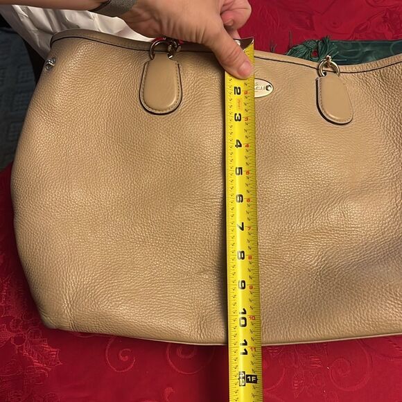 COACH bag with Chain straps detail. See pictures for corner wear. *HOST PICK - Picture 13 of 14